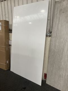 (COLLECTION ONLY) PERFORM WALL/SHOWER PANEL 2400 X 1200MM IN WHITE GLOSS - RRP £245: LOCATION - B5