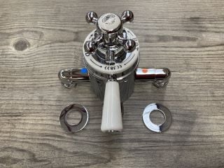 TRADITIONAL EXPOSED SHOWER VALVE IN CHROME - RRP £395: LOCATION - R2