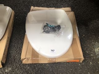 WHITE TOILET SEAT - RRP £70: LOCATION - R2