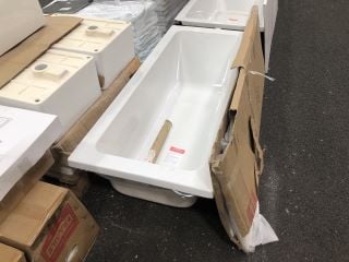 1700 X 700MM NTH SINGLE ENDED BATH WITH A WHITE MDF BATH SIDE PANEL - RRP £439: LOCATION - B6