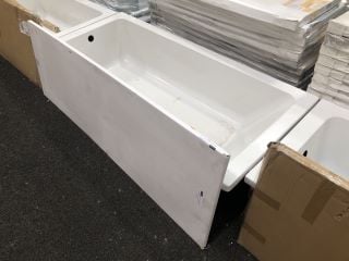 1800 X 800MM NTH SINGLE ENDED BATH WITH A GREY GLOSS 1800MM BATH SIDE PANEL *DAMAGE TO EDGE & CORNER* - RRP £479: LOCATION - B6