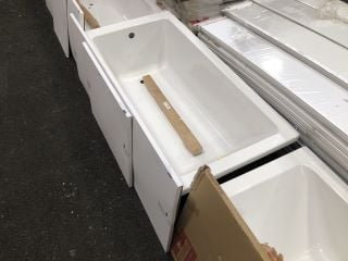 1600 X 800MM NTH SINGLE ENDED BATH WITH A GLOSS GREY MDF 1600MM BATH SIDE PANEL WITH A 800MM WIDE END PANEL - RRP £479: LOCATION - B7