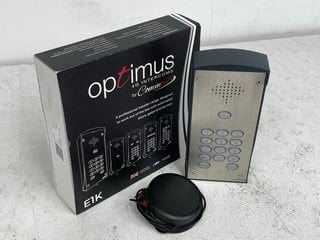 OPTIMUS E1K-4G LTE INTERCOM-SINGLE CALL BUTTON AND ILLUMINATED KEYPAD - RRP £894.00: LOCATION - BOOTH