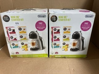 2 X DELONGHI DOLCE GUSTO MINI ME STARTER KITS: LOCATION - WA7