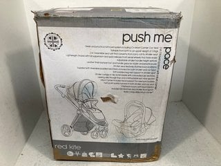 RED KITE PUSH ME PACE 3-IN-1 TRAVEL SYSTEM IN LATTE- RRP £320.00: LOCATION - WA10