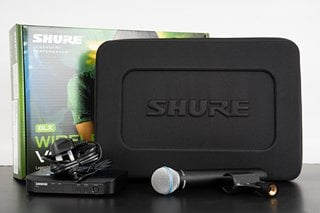 SHURE BLX24E/SM58 WIRELESS VOCAL MICROPHONE - RRP £305.81: LOCATION - BOOTH