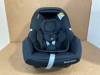 MAXI COSI I-SIZE CHILDRENS CAR SEAT IN ESSENTIAL BLACK: LOCATION - A14