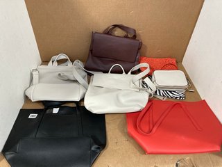 6 X ASSORTED JOHN LEWIS & PARTNERS WOMENS BAGS TO INCLUDE AND/OR CAMERA BAG IN MULTI: LOCATION - A5