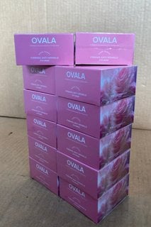 12 X OVALA FIRMING ANTI-WRINKLE EYE MASKS IN ROSE SCENT - 30 PAIRS: LOCATION - A2