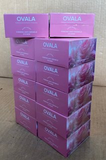 12 X OVALA FIRMING ANTI-WRINKLE EYE MASKS IN ROSE SCENT - 30 PAIRS: LOCATION - A2