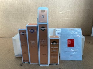 QTY OF ASSORTED BEAUTY ITEMS TO INCLUDE ALUMIER MD 60ML SHEER HYDRATION SPF 30 TINTED MOISTURISER: LOCATION - A2