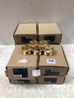 100 X NEWLEC 2" MALE BUSH LONGS IN BRASS: LOCATION - B5