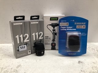 QTY OF ASSORTED TECH ITEMS TO INCLUDE SHURE MV88+ VIDEO KIT: LOCATION - B6