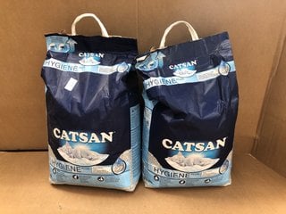 2 X CATSAN HYGIENE PLUS CAT LITTER: LOCATION - B6