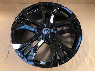 18 INCH ASSASSIN GT2 GLOSS BLACK ALLOY WHEEL - RRP £167: LOCATION - B14