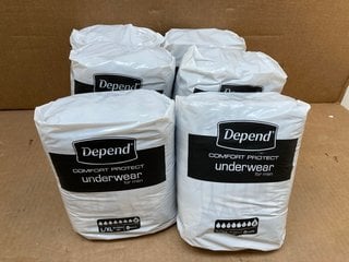 QTY OF DEPEND COMFORT PROTECT UNDERWEAR FOR MEN - SIZE L/XL: LOCATION - B17