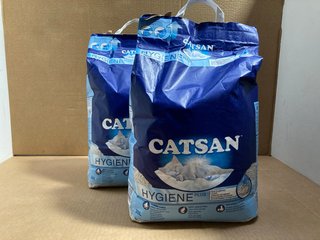 2 X 20L BAGS OF CATSAN HYGIENE PLUS CAT LITTER: LOCATION - WA1