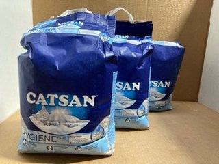 3 X 20L BAGS OF CATSAN HYGIENE PLUS CAT LITTER: LOCATION - WA1