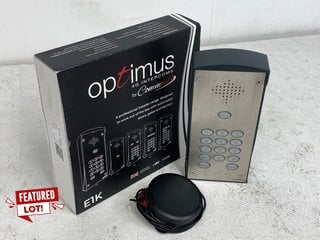 OPTIMUS E1K-4G LTE INTERCOM-SINGLE CALL BUTTON AND ILLUMINATED KEYPAD - RRP £894.00: LOCATION - BOOTH