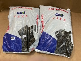 2 X PACKS OF CATENIENCE 30L CAT LITTER: LOCATION - C8