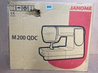 JANOME M200 QDC SEWING MACHINE - RRP £749.99: LOCATION - C7