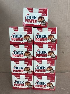 QTY OF TREK POWER LOTUS BISCOFF PROTEIN BARS - BBE 7/4/25: LOCATION - C7