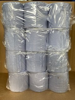 4 X PACKS OF 6 LARGE BLUE ROLLS: LOCATION - C7