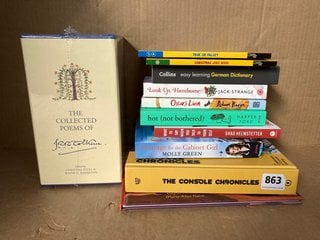 QTY OF ASSORTED BOOKS TO INCLUDE COURAGE FOR THE CABINET GIRL BY MOLLY GREEN: LOCATION - C6