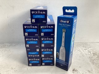 10 X ORAL-B PRECISION CLEAN TOOTHBRUSHES - RRP £250.00: LOCATION - C5