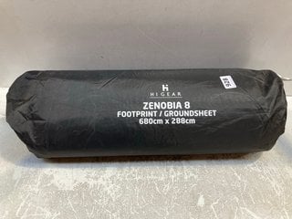 HI-GEAR ZENOBIA 8 FOOTPRINT/GROUNDSHEET - SIZE 680 X 288CM: LOCATION - C4