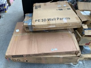 PALLET OF ASSORTED FURNITURE ITEMS TO INCLUDE 2 DRAWER 2 DOOR SIDEBOARD: LOCATION - B5