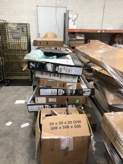 (COLLECTION ONLY) 3 PALLETS OF ASSORTED SPARE AND REPAIR TVS (MAINBOARDS REMOVED): LOCATION - B8