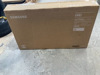 SAMSUNG UHD 43" TV MODEL: UE43AU7020K RRP: £290: LOCATION - A1