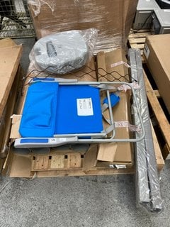 PALLET OF ASSORTED ITEMS TO INCLUDE DRAINAGE PIPING IN GREY: LOCATION - A3