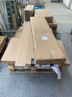 PALLET OF ASSORTED INCOMPLETE FURNITURE TO INCLUDE JOHN LEWIS & PARTNERS SIRIANA WHITE OAK 2 DOOR WARDROBE BOX 1 OF 3: LOCATION - A5