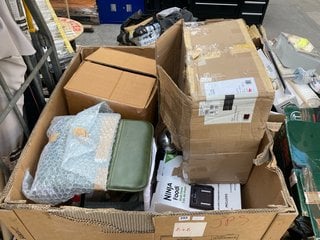 PALLET OF ASSORTED ITEMS TO INCLUDE NINJA FOODI DUAL ZONE AIR FRYER 7.6 LTR: LOCATION - A5 (KERBSIDE PALLET DELIVERY)