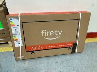 FIRE TV 43" 4K TV MODEL: 4K43N400U RRP: £230: LOCATION - AR1