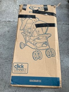 GRACO STADIUM DUO TWIN STROLLER IN BLACK/GREY: LOCATION - AR4