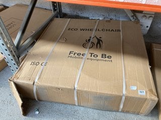 FREE TO BE ECO FOLDABLE LIGHTWEIGHT WHEELCHAIR: LOCATION - AR9