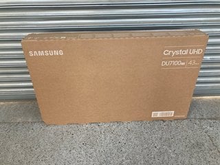 SAMSUNG CRYSTAL UHD 43" TV MODEL: UE43DU7100K RRP: £289: LOCATION - B1