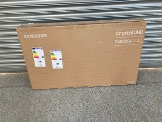 SAMSUNG CRYSTAL UHD 43" TV MODEL: UE43DU8000K RRP: £469: LOCATION - B1