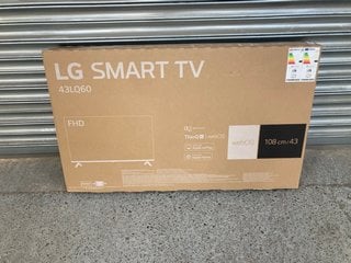 LG 43" SMART TV MODEL: 43LQ60006LA RRP: £250: LOCATION - B1