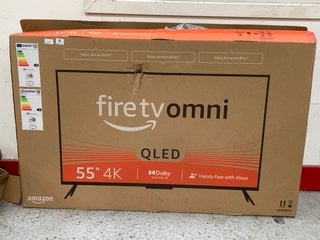 FIRE TV OMNI QLED 55" 4K TV MODEL: QL55F601U RRP: £430: LOCATION - A1