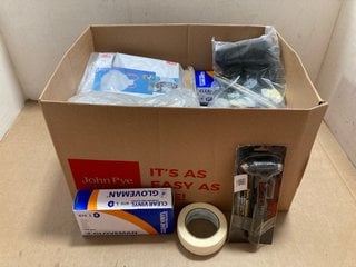 QTY OF ASSORTED MEDICAL/HARDWARE ITEMS TO INCLUDE 2 X BOXES OF 3M AURA PARTICULATE RESPIRATOR MASKS: LOCATION - AR14