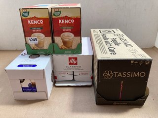 QTY OF ASSORTED COFFEE ITEMS TO INCLUDE BOX OF 6 X ILLY CLASSICO ROASTED INSTANT GROUND COFFEE - BBE 2/26: LOCATION - AR15