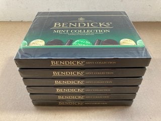 6 X BOXES OF BENDICK'S 400G MINT CHOCOLATE COLLECTIONS - BBE 9/24: LOCATION - AR16