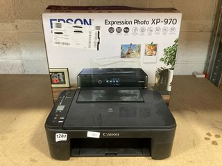 EPSON EXPRESSION PHOTO XP-970 MULTIPURPOSE PRINTER TO ALSO INCLUDE CANON PIXMA TS3350 ALL IN ONE PRINTER: LOCATION - BR14