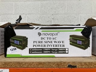 NOVOPAL LCD20UK/EU12B DC TO AC 4000W PURE SINE WAVE POWER INVERTER: LOCATION - BR15