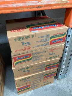 5 X BOXES OF 40 INDOMIE CHICKEN INSTANT NOODLES - BBE 25/10/24: LOCATION - BR16