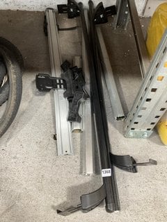 QTY OF ASSORTED VEHICLE ROOF BARS: LOCATION - BR18